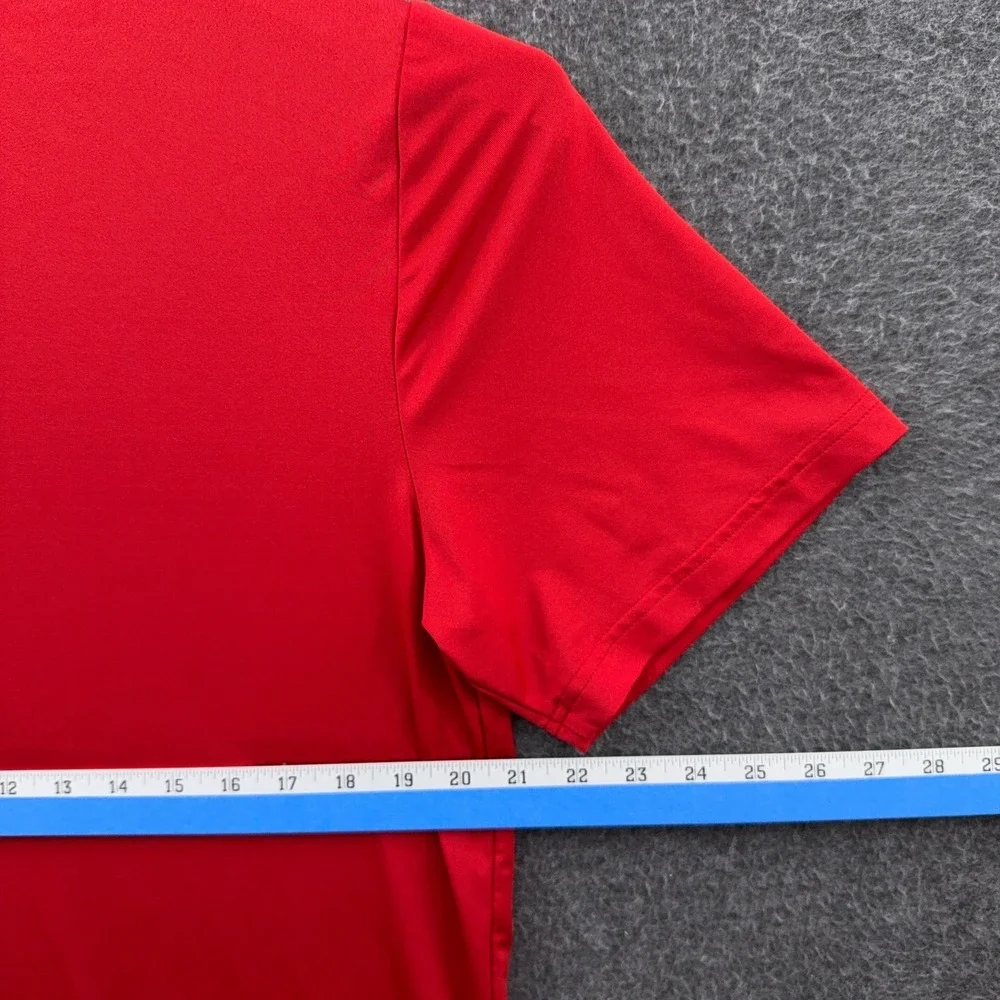 RLX Ralph Lauren Polo Shirt Mens Medium Red Oak Hill 2023 PGA Golf‎ Championship